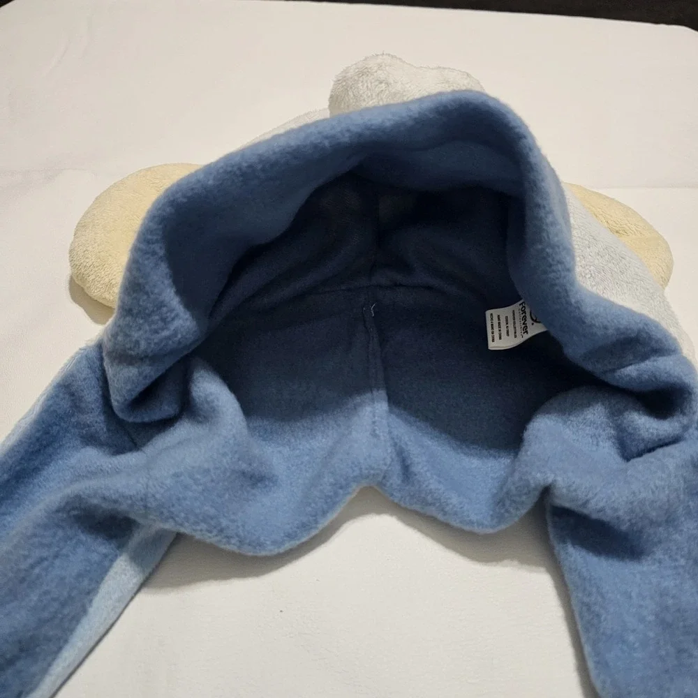 RARE North Carolina Tar Heels Ram Mascot Plush‎ Hat Fleece Winter Cap NCAA UNC